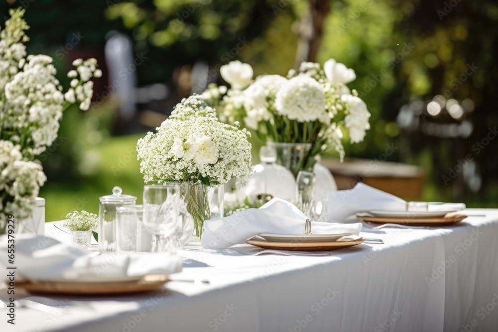 table wedding setting 