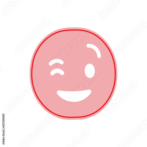 smiley face icon in a isolated vector design illustration on a white background
