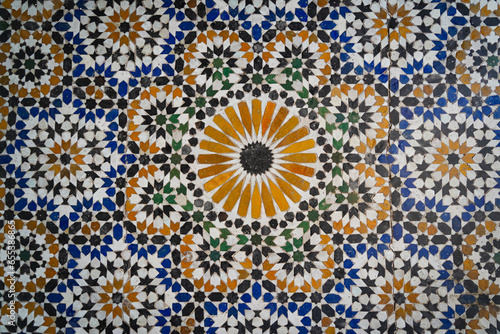 Moroccan pattern in a palace