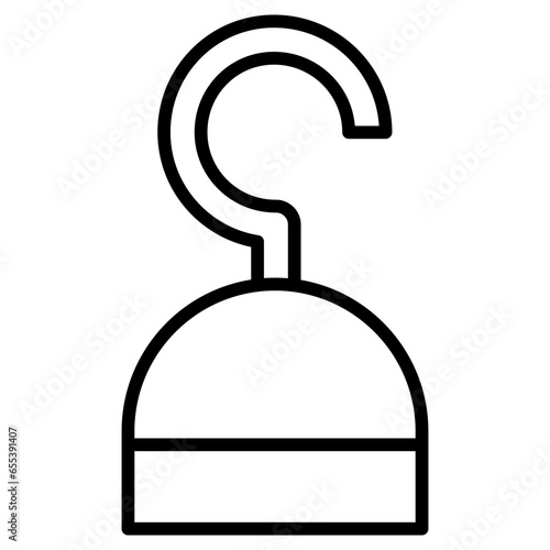 Outline Hand Hook icon
