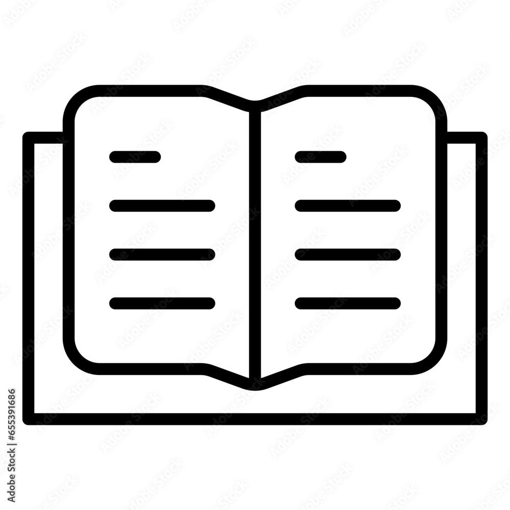 Outline Lab Book icon