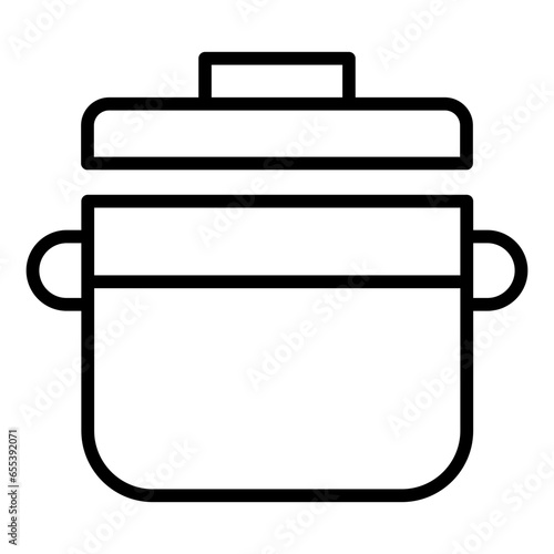 Outline Cooker icon
