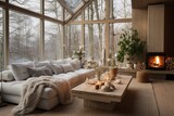 interior design nordic style simple Country House