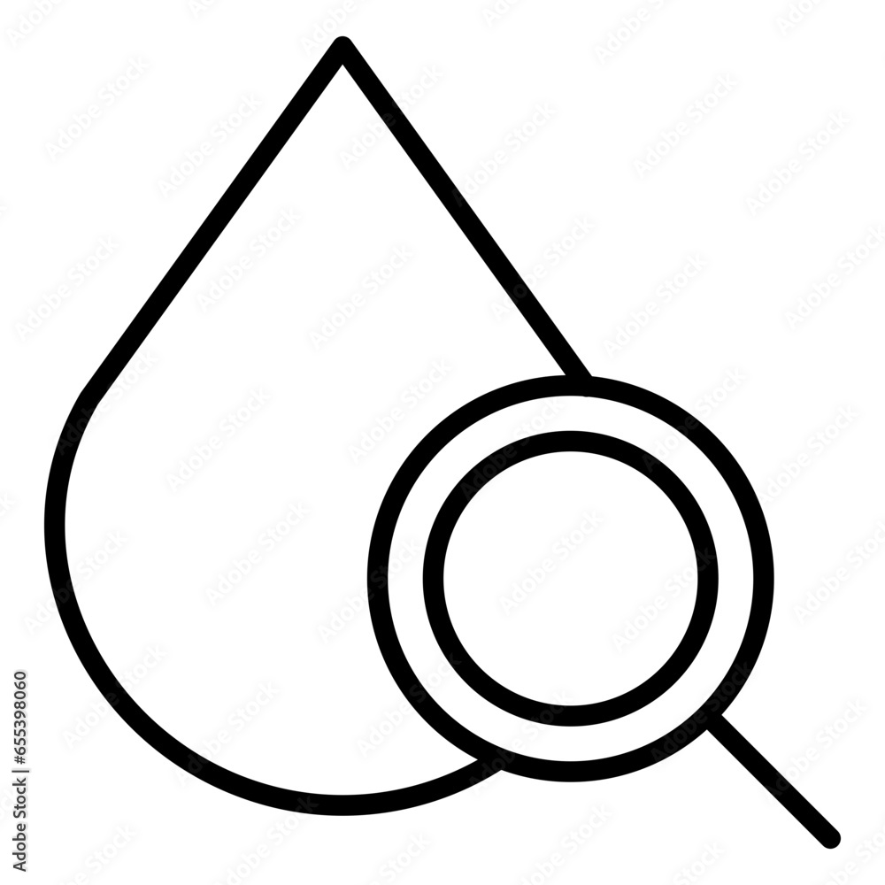 Outline Blood test icon Outline Blood test icon