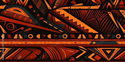 african tribal pattern background