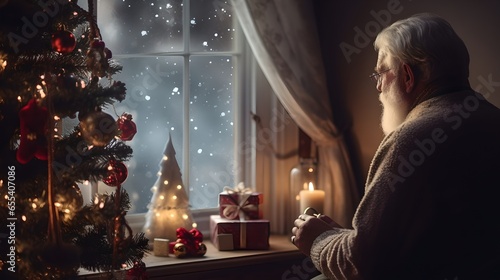 Wallpaper Mural Santa's Christmas Eve Adjustments Torontodigital.ca