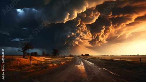 Landscape of the Terrible Tornado
