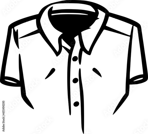 Shirt - Minimalist and Flat Logo - Vector illustration