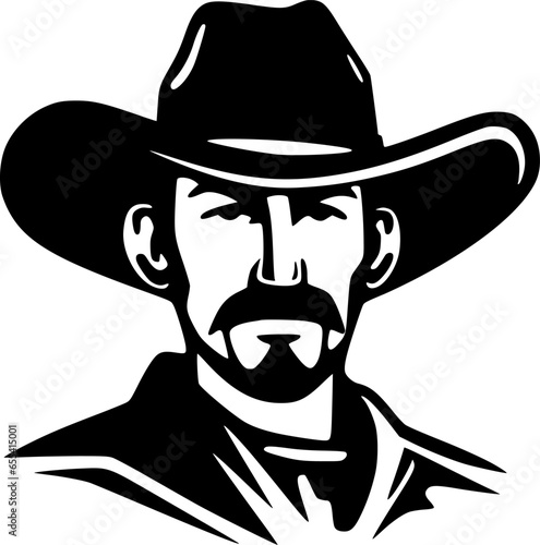 Western | Minimalist and Simple Silhouette - Vector illustration