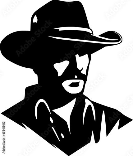 Western - High Quality Vector Logo - Vector illustration ideal for T-shirt graphic