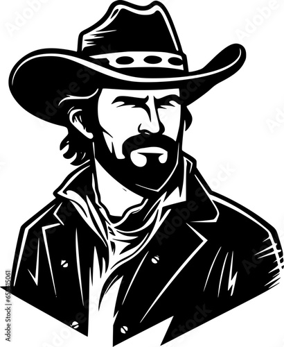 Western - High Quality Vector Logo - Vector illustration ideal for T-shirt graphic