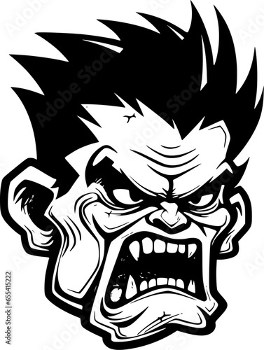 Zombie | Minimalist and Simple Silhouette - Vector illustration