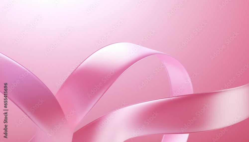 Pink abstract ribbon backgroun