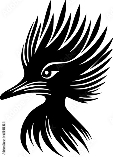 Duck - Minimalist and Flat Logo - Vector illustration