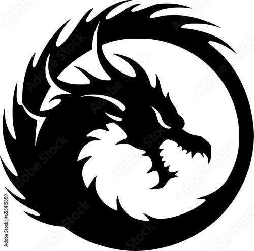 Dragon - High Quality Vector Logo - Vector illustration ideal for T-shirt graphic