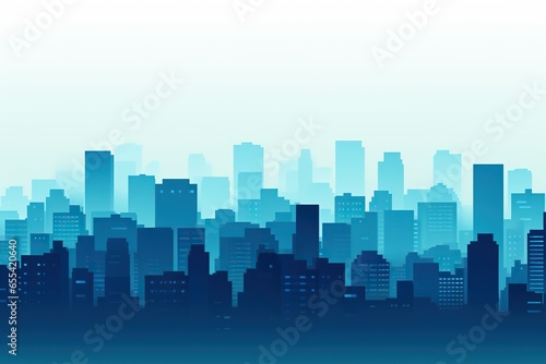 urban city landscape skyline space silhouette illustration background © DailyLifeImages