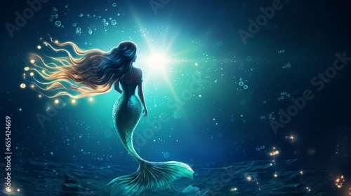 A beautiful Mermaid.generative ai
