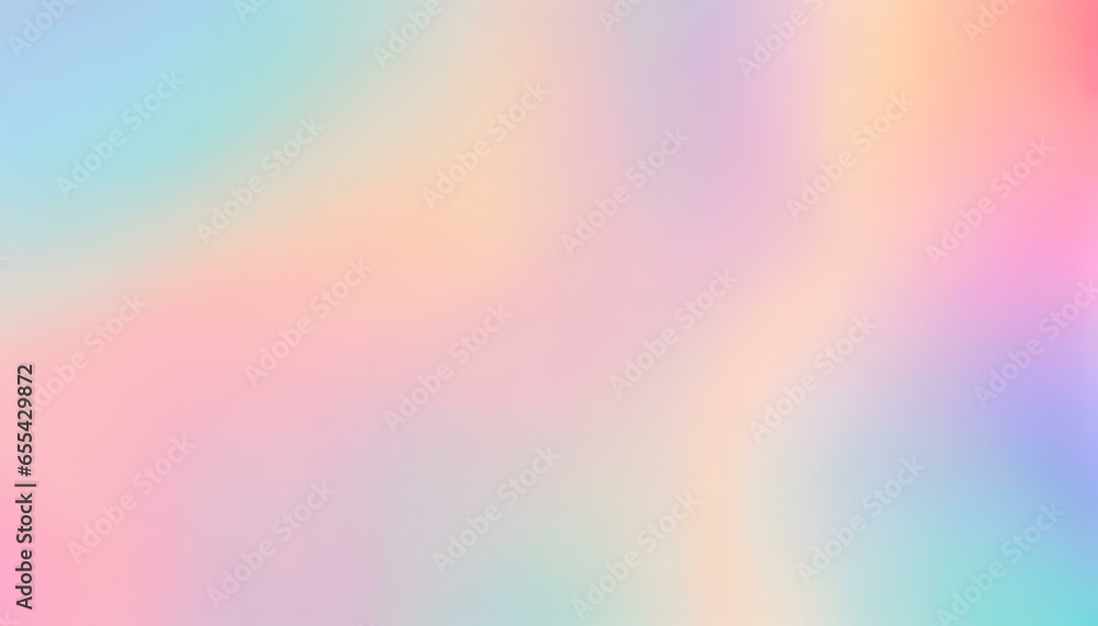 pastel colors cute pink holographic gradient background design - obrazy, fototapety, plakaty 