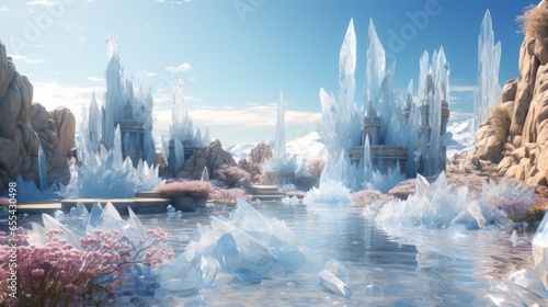 crystal landscape