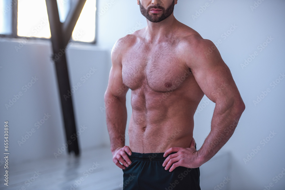 Obraz premium Handsome muscled man