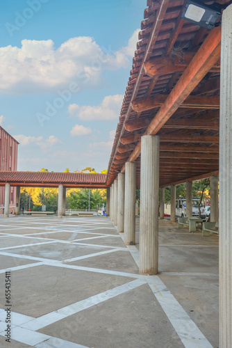 arquitectura, edificio, bridge, viajando, columna, ciudad, corredor, aparcar, columna, perspectiva, lobby, acera, pilar, hito, gemas, sien, arco, viejo, españa, concreto, huerta