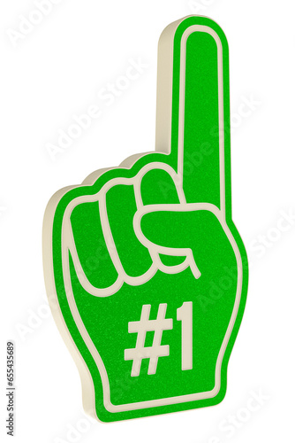 Bild auf Leinwand Sport fan glove