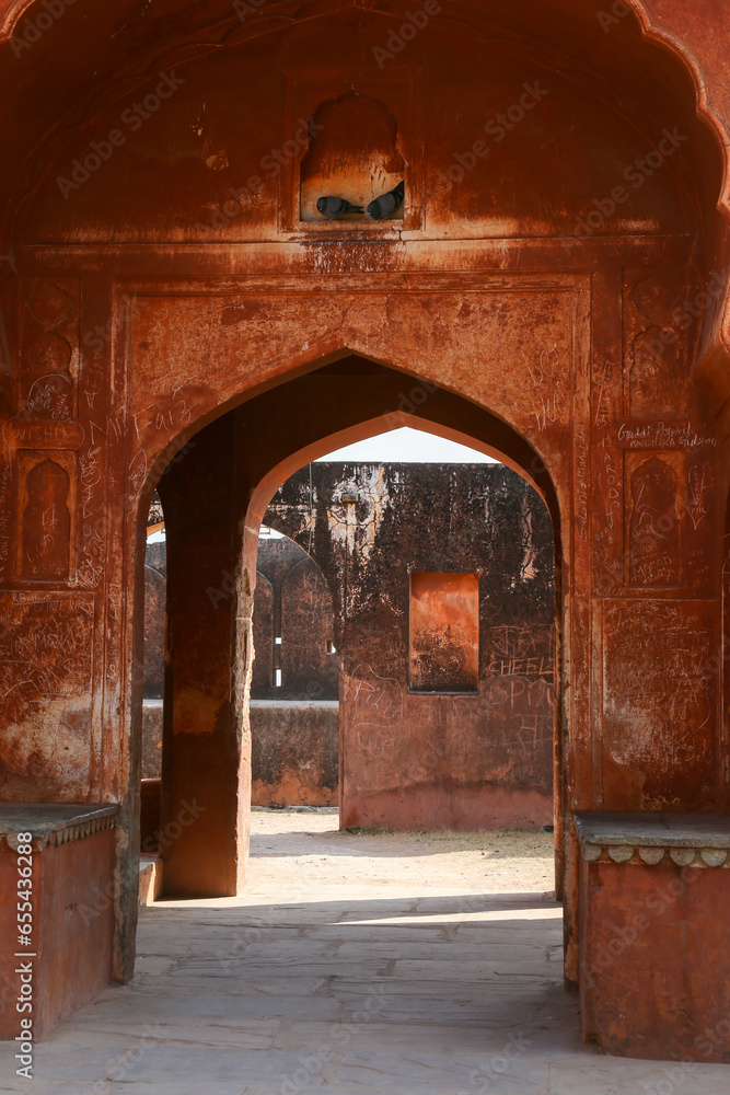 View of the Mehrangarh Fort gate. Jodhpur, Rajasthan, India View of the Mehrangarh Fort gate. Jodhpur, Rajasthan, India