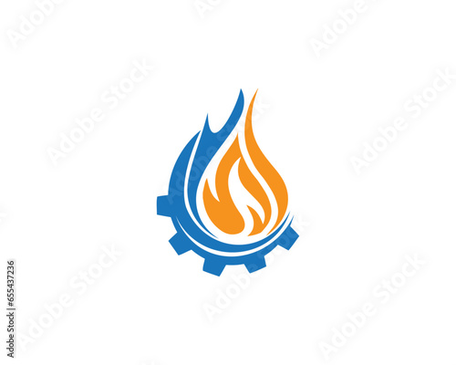 heating and cooling logo