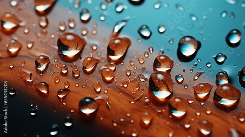 Dewy Water Droplets Texture Background