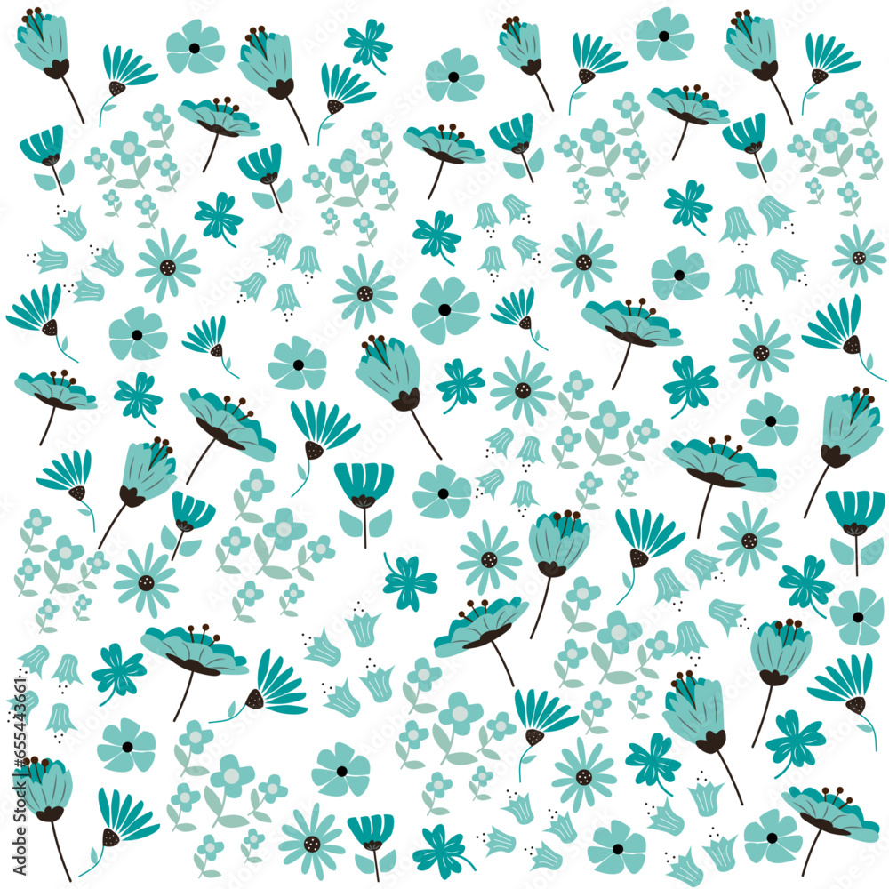 Fondo floral. Fondo floral.