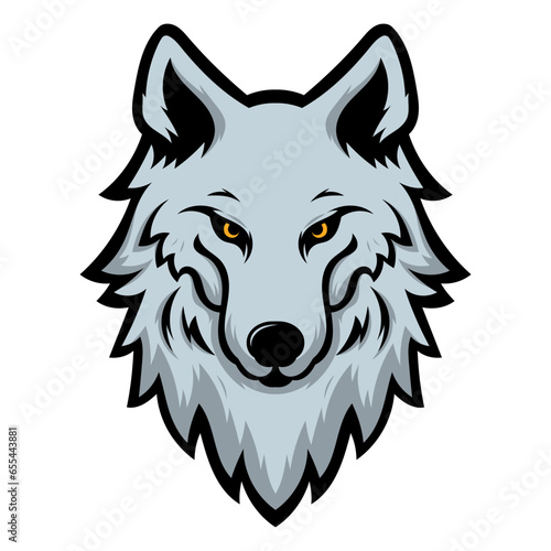 wolf mascot vector logo © danputra