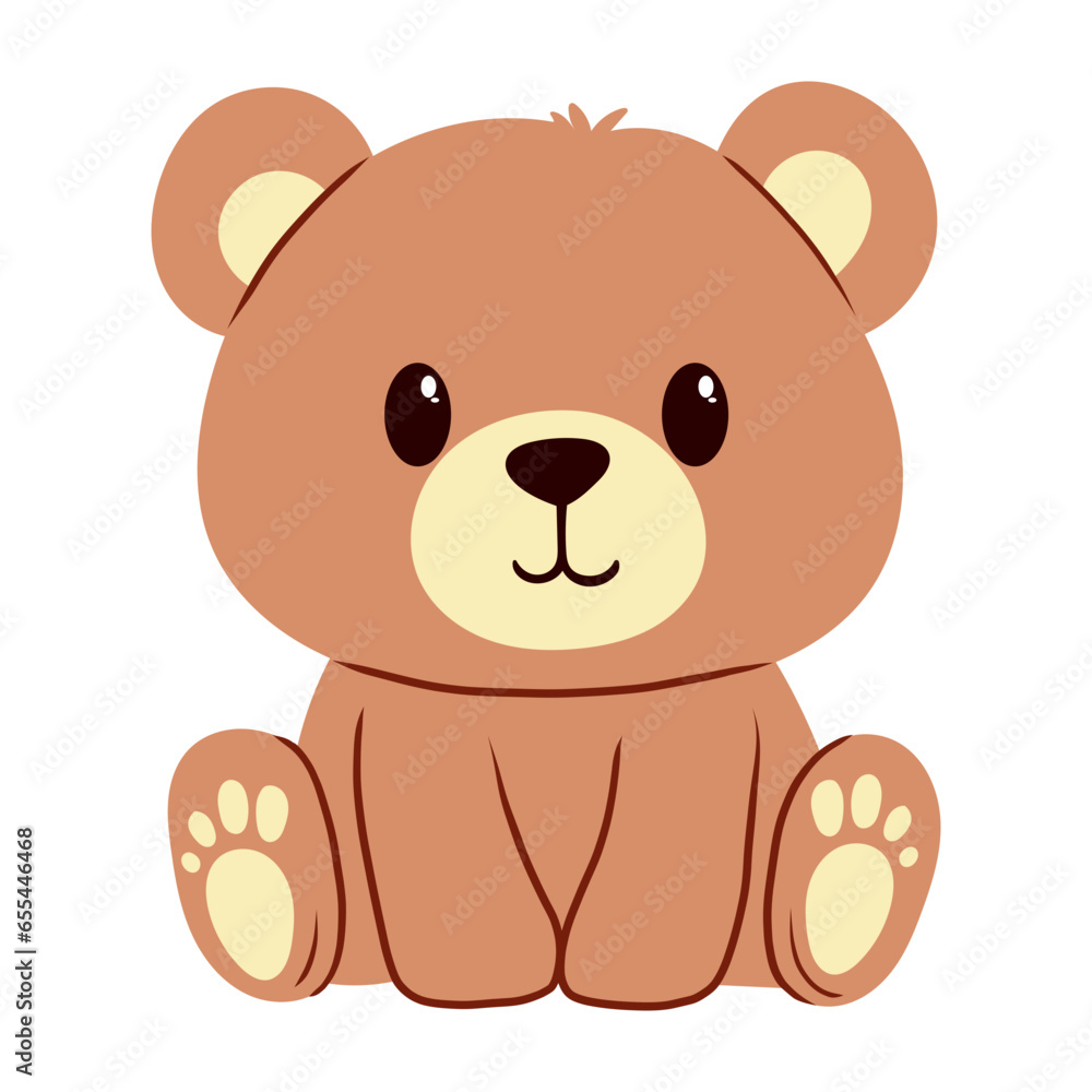 cute bear vector illustration cute bear vector illustration