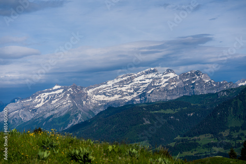 Wallpaper Mural mountains and clouds Torontodigital.ca