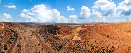 Panoramic of Southwest with Construction Site 