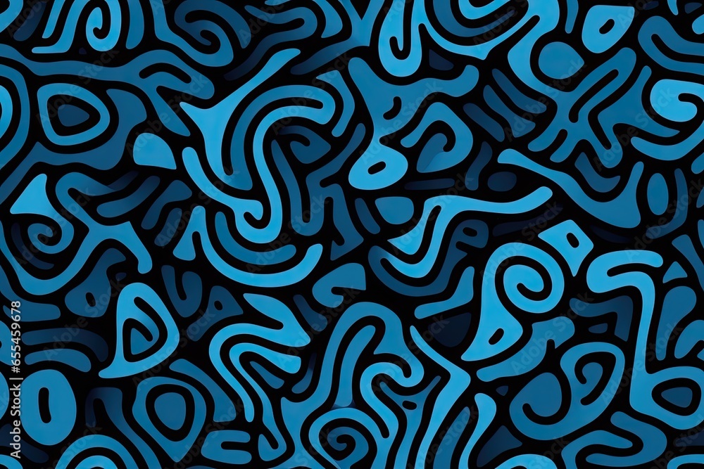 Obraz premium Sketchy doodle inspired pattern