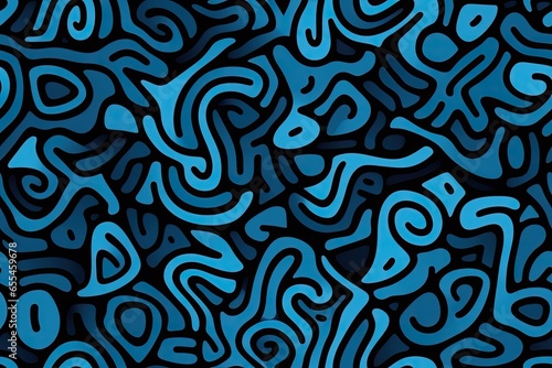 Sketchy doodle inspired pattern