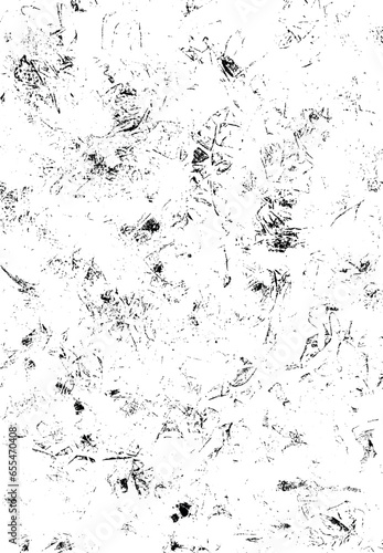 Grunge overlay splattered paint, textured corners, and dirty edges, vintage stamp look. Flat vector illustration isolated on white background.