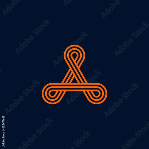 Hand fidget toy icon stress and anxiety relief. Spinning motion