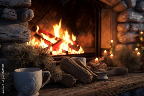 fireplace, Generative AI