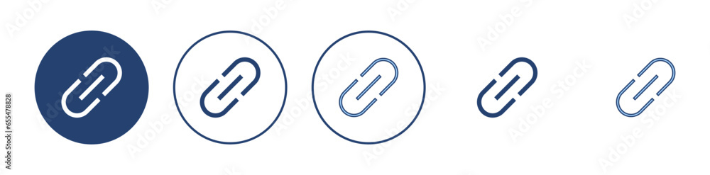 Link icon vector. Hyperlink chain sign and symbol Link icon vector. Hyperlink chain sign and symbol