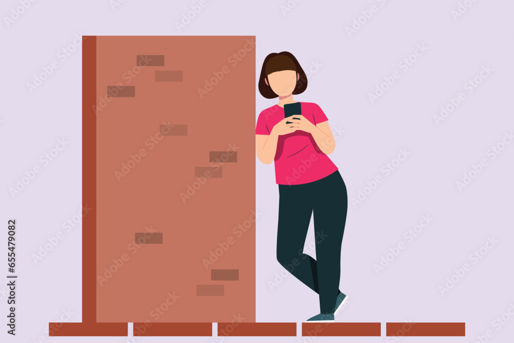 People holding, using mobile phones. Characters with smartphones in hands concept. Colored flat vector illustration isolated. People holding, using mobile phones. Characters with smartphones in hands concept. Colored flat vector illustration isolated.