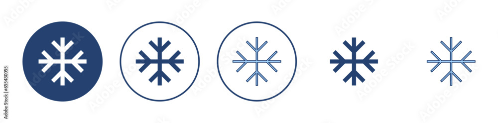 Snow icon vector. snowflake sign and symbol Snow icon vector. snowflake sign and symbol