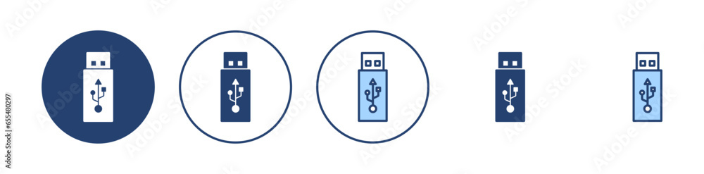 Usb icon vector. Flash disk sign and symbol. flash drive sign. Usb icon vector. Flash disk sign and symbol. flash drive sign.
