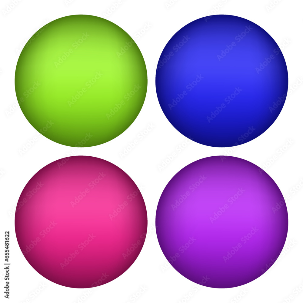 Vector 3d realistic sphere icon vector illustration Vector 3d realistic sphere icon vector illustration