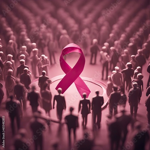 pink ribbon photography, supporting the fight against breast cancer