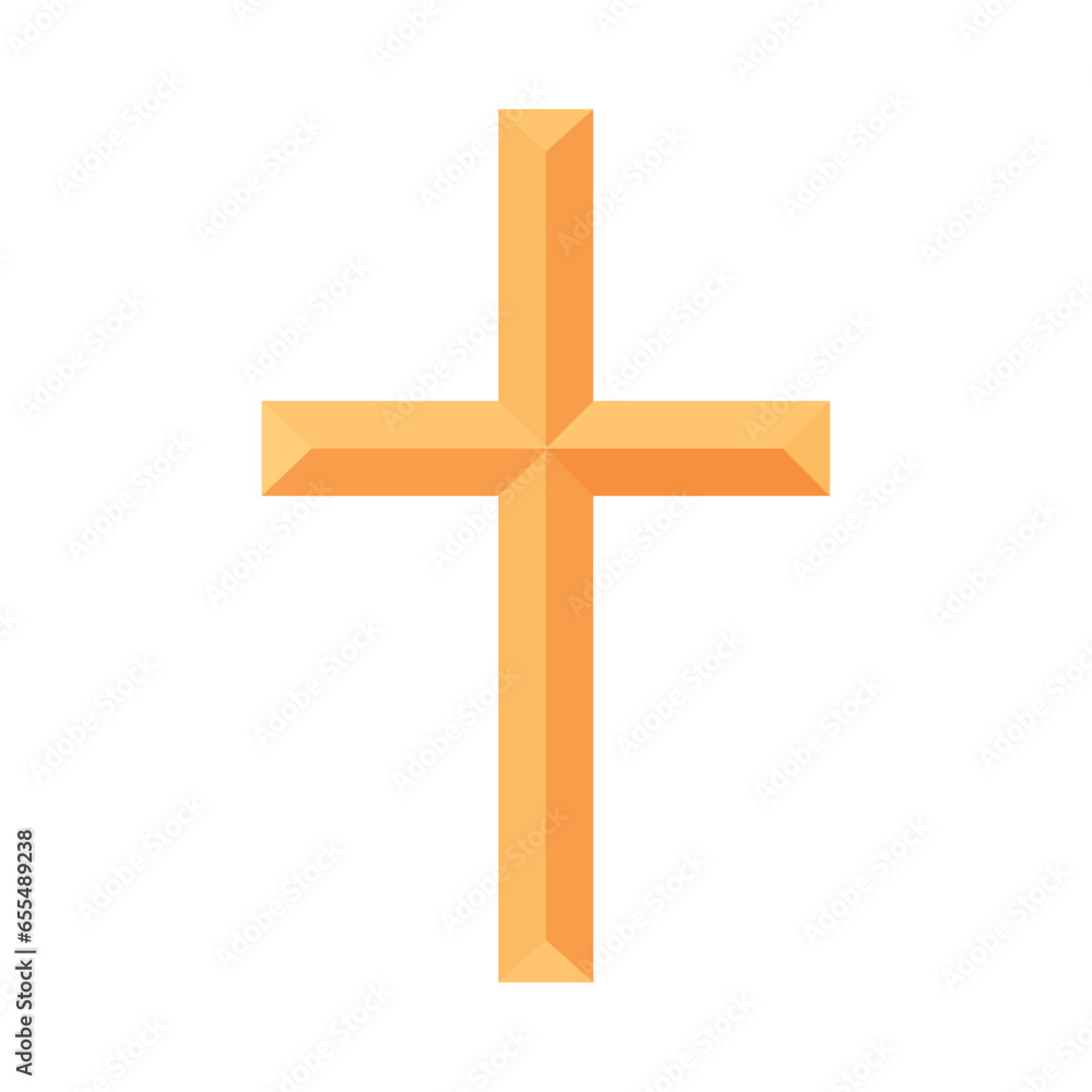 catholic cross shiny design