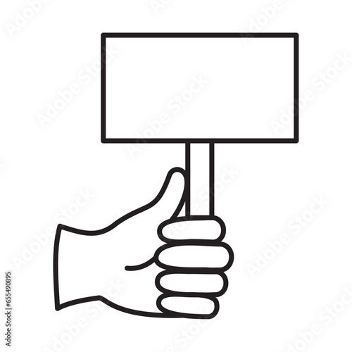 activist hand illustration