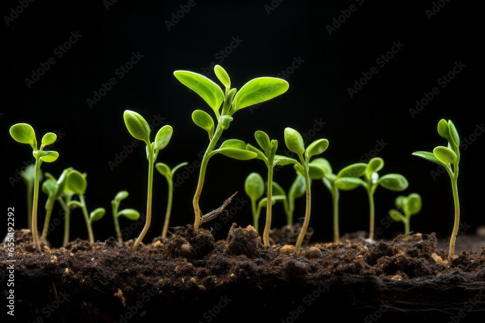 The concept of planting a seedling of a plant or tree, care and watering. Greenery as a symbol of ecology The concept of planting a seedling of a plant or tree, care and watering. Greenery as a symbol of ecology