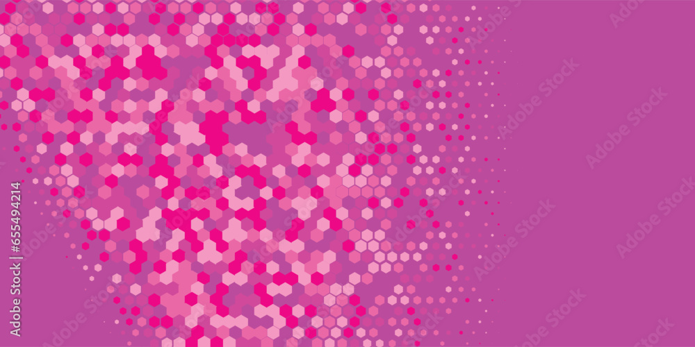 Obraz premium Geometric abstract Hexagon multi Color Background