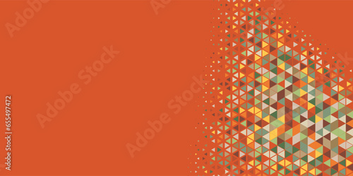  Abstract Triangle colorful background or wallpaper with polygons, triangles or concave geometrical shapes with Copy space soft color